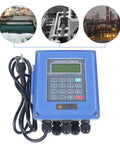 Heavy Duty Ultrasonic Liquid Flow Meter With TM-1 And TS-2 Transducers, DN20-700mm, IP67, for industrial liquid flow measurement.