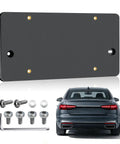 Rear License Plate Bracket Holder Fits Audi A3 A4 A5 A6 A7 A8 S4 S5 S6 S7 RS5 RS6 RS7 Q3 Q5 SQ5 2012-2025 with screws and wrench