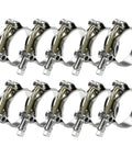 10 Pack T Bolt Hose Clamps 64-72mm For 2.25 Inch Hose ID Built Tough For Diesel Trucks And Marine Use Stainless Steel Heavy Duty Clamp Kit