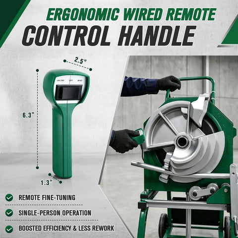 Greenlee 39839 Replacement Pendant Switch For 555C 555CX 853 854 Electric Pipe Bender Handheld Remote Control Wired Socket No Wiring Modification Needed Easy Swap, ergonomic design with control buttons.