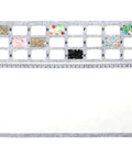 Solid Felt Beading Mat Featuring Sweet Non Slip Flocking Independent Grids Plus Centimeter Tracker For Jewelry Making 14 X 11 Inch.
