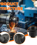 Spare Tire Bolt Adapter And Mounting Screw 74652-SDA-003 For Honda Accord Civic 2003-2021 shown in machining process.