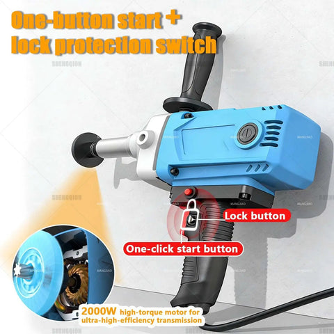 Powerful 2000W Grain Suction System For Farm And Factory Use Portable Electric Screw Conveyor Auger Pump with one-button start