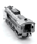 Rear view of Steam Locomotive 3D Metal Model Kit Unassembled Hobby Project No Glue Needed Easy To Clip Bend Parts For Ages 14 And Up