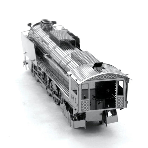 Rear view of Steam Locomotive 3D Metal Model Kit Unassembled Hobby Project No Glue Needed Easy To Clip Bend Parts For Ages 14 And Up