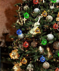 Colorful tree with 50 LED Disco Ball Mirror String Lights Multicolor Party Decor For Indoor And Outdoor Use USB Or Battery Powered Vibe Boosting Holiday Lights