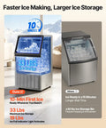 Top Notch Commercial Ice Maker Cranking Out 120 Lbs Daily With Slick Under Counter Design, Built In Self Cleaning, And Rugged Stainless Steel Shell tailored for serious home bars.