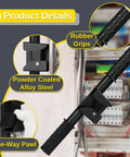 Manual Rope Puller Tool For Fish Tape And Wire Tug, Heavy Duty Wire Tugger Gripper with rubber grips and alloy steel.