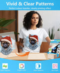 DTF Transfer Film 13x19 Inch A3 Plus Double Sided Matte Clear PET Paper 60 Sheets For Sublimation Direct Print T-Shirt