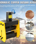 Heavy Duty 20T Hydraulic Busbar Bender For Copper And Aluminum, designed for bending copper, aluminum, and iron plates.
