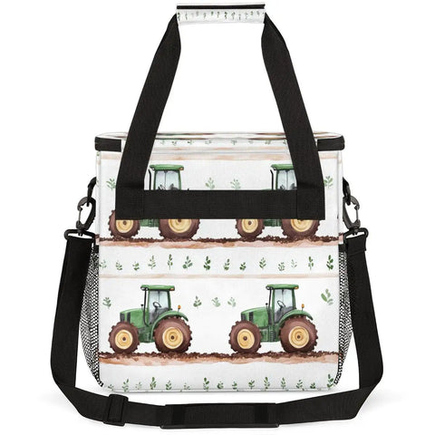Farm Style Coffee Maker Travel Bag With Pockets For K Cup Pods Waterproof Durable Polyester Foam Lined Storage Case graphic print