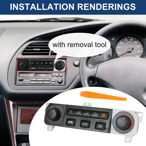 Plug N Play AC Heater Climate Control Module for Honda Accord 1998 to 2000 and Honda Odyssey 1998 to 2004 installation guide