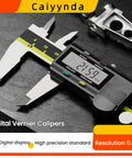 Beast 6 Inch Digital Caliper With Absolute Encoder, High Precision 0.01mm Resolution, 200mm Stainless Steel Electronic Measuring Tool For Machining, Woodworking, Automotive, And DIY Projects on display
