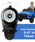 Two Pack 24V RS555 40000RPM High Speed Ride On Motor With Gearbox For Kids Electric Cars durable motor and child riding toy car