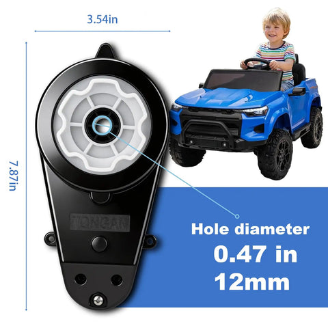 Two Pack 24V RS555 40000RPM High Speed Ride On Motor With Gearbox For Kids Electric Cars durable motor and child riding toy car