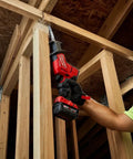 M18 Fuel One Handed Reciprocating Saw Kit Cuts Like A Hot Knife Through Butter With Minimal Vibration For smooth cutting of wooden studs in framing.