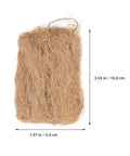 Six Pack Natural Jute Fire Starters For Quick Ignition Outdoor Camping Survival Tool dimensions 3.93x1.97 inches