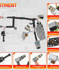 4L60E 4L65E Transmission Master Solenoid Kit With EPC TCC 3-2 PWM Harness Filter Gasket For GM 2003-2005 components layout