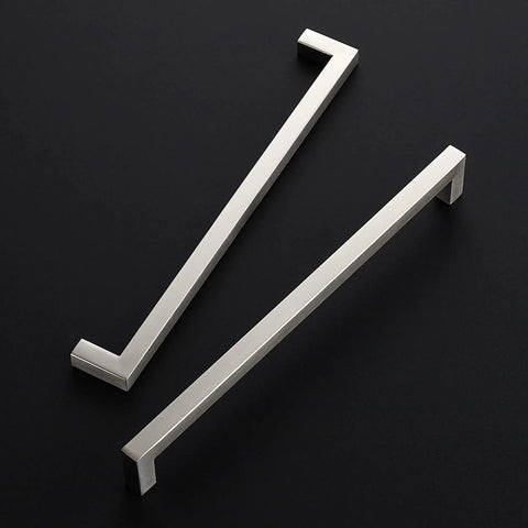 Twenty Pack Ten Inch Square Cabinet Handles For Kitchen Cabinets Top Notch Satin Nickel And Brushed Nickel Hardware Pulls