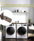 Heavy Duty Dryer Door Hinge Replacement Compatible With Lg And Kenmore Models Easy Install Latch Bracket smooth pivot action.