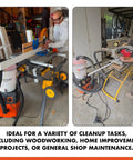 Dustopper Turbo Bagger Upgrade Kit For Fein Turbo I And II Dust Collection System with workspace tools and setup.