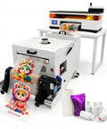13 Inch DTF Printer With Industrial Print Head High Speed DTF Printing Machine for T Shirts Textile and Garment, front view.
