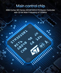 Close-up of ARM Cortex-M3 GD32F205VCT6 main control chip in Ender 3D Printer Upgrade Bundle With SKR Mini E3 V3.0 32Bit Controller Board.