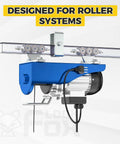 Industrial Grade 12 Gauge Strut Channel Trolley Track One And Five Eighths Inch Wide Four Point Eight Foot Long Galvanized High Zinc Coating With Spangle Heavy Duty U Channel With Short Slotted Back For Ceiling Suspensions And Equipment Installations One shown with roller system.
