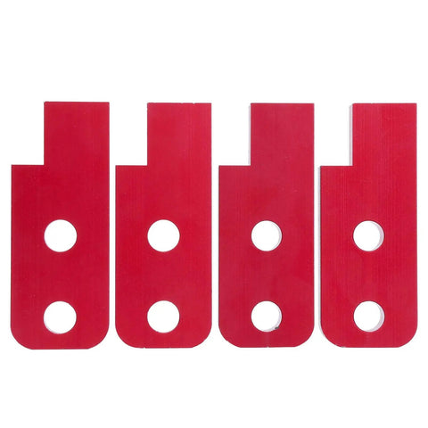 Red aluminum components of 2 Inch ATV Lift Kit For 450 660 700 Models Red Aluminum Steel Lifting Tool Easy Install Beefed Up