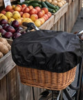 Heavy Duty Waterproof Bike Rack Cover With 60 Liters Rain Protection To Keep Treasures Dry On Outdoor Adventures And Sudden Showers For Most Bikes black basket cover on bicycle at market