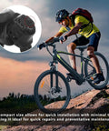 Cyclist using 6 Pack Pushbutton Spacers For Electronic Shifting On Road And MTB Bikes Compatible With UT8170 And DA9270