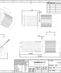 Technical drawing of Tough Boss 1/6 Hp Machine Tool Coolant Pump 3 Phase 220/440V, showcasing dimensions and features.