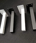Legit Heavy Duty Industrial Shelf Brackets, Concealed Wall Mount Steel Supports For Diy Floating Shelves, two colors shown.