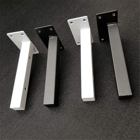 Legit Heavy Duty Industrial Shelf Brackets, Concealed Wall Mount Steel Supports For Diy Floating Shelves, two colors shown.
