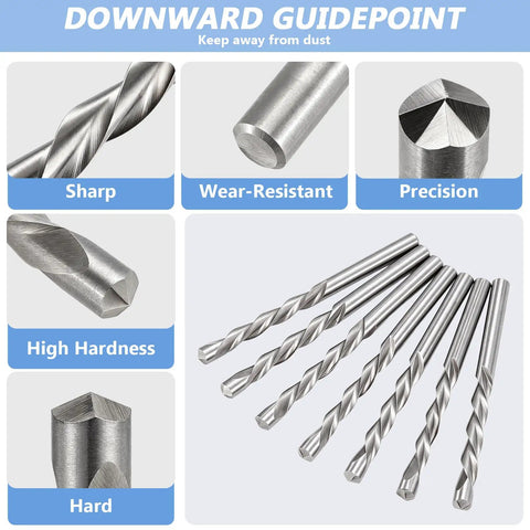 Cuthollow Professional Drywall Router Bits Set For Smooth Cuts And Perfect Edges On Plasterboard Projects showcases precision tools.