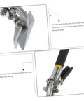 Close-up of Beefy Pro Grade Metal Bender Kit highlighting anti-slip jaws and clamping depth for 150 75 series light steel