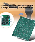 Airband Radio Receiver 118-136MHz AM Crystal Clear Reception DIY Kit PCB with control tower background