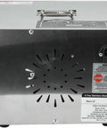 Back view of Six Tray Electric Food Dehydrator Machine With Dead Simple Operation Adjustable Temperature And Timer with stainless steel finish.