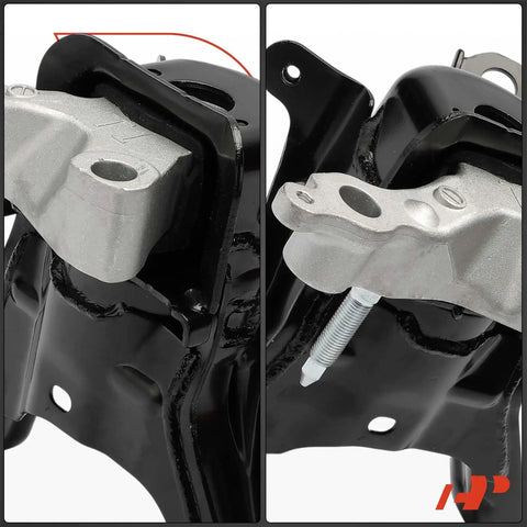 Close-up view of Front Right Engine Motor Mount for Toyota Corolla Prius AWD E Plus Hybrid Models 2016-2022.
