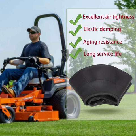 Heavy Duty 15x6.00-6 Inner Tube With TR-13 Straight Valve For Lawn Mowers, Ride-On Mowers, Go-Karts And More, easy inflate