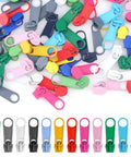 100 Pcs Metal Zipper Slider Replacement Kit Size 3 Universal Zipper Repair 12 Color Options For Clothing Jackets Coats And Backpacks