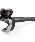 Heavy Duty Tempest Forstner Bit 1 1/16 Inch Diameter With 3/8 Round Shank And 3 1/2 Inch Length showing cutting edge details.