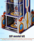 Hands On DIY STEM Elevator Project For Kids Age Five Plus A Fun Engineering Puzzle Kit With Step By Step Guide To Build A 3D Elevator Model Learn Physics And Critical Thinking Through Creative Play, KT board DIY model kit
