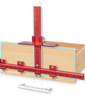 Built Tough Aluminum Cabinet Handle Jig For Precise Drawer Pull Installations with 50 Percent Thicker Frame on cabinet drawer