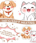 30 Pack Shrink Plastic Sheets For Crafts 7.9 By 5.7 Inches Ideal For DIY Jewelry Charms And Kids Craft Projects Great For Cutting Baking And Shrinking, dog and cat shrink art at 160°C