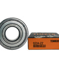 2 Pack 6204-2Z Deep Groove Ball Bearings With Double Metal Seal 20x47x14mm Pre Lubricated Chrome Steel Durable Quiet Performance