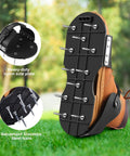 Lawn Aerator Shoes With 26 Stainless Steel Nails Adjustable Loop Strap And Snap On Buckle Easy Install No Fuss Walk Around Your Lawn Or Patio And Garden For Quick Soil Aeration And Healthier Grass