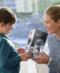 Adult receiving Digital Coin Bank With LCD Counter For Adults, 1.8L Large Capacity Money Jar as a gift from child.