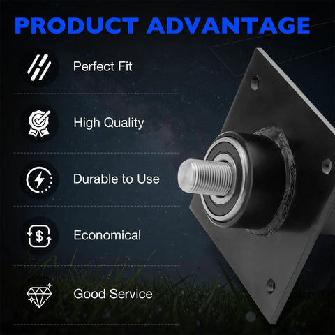 Beefed Up Blade Drive Spindle Replacement For Swisher Zero Turn Lawn Mowers With 60 Inch Cut And 27HP Motor Replaces 10540 Fits T11044 Models