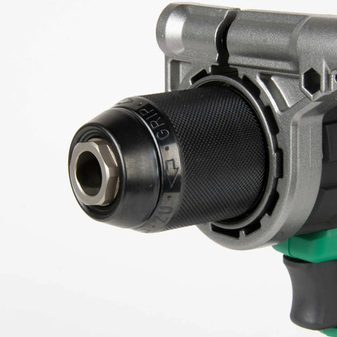 Close-up of 18V MultiVolt Cordless One Half Inch Hammer Drill Tool Only No Battery Reactive Force Control chuck detail